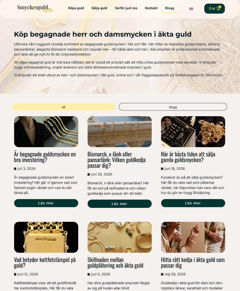 Smyckesguld Blog